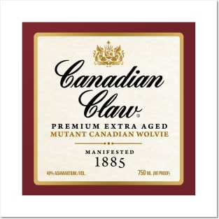 Canadian Claw Wolverine Whiskey Posters and Art